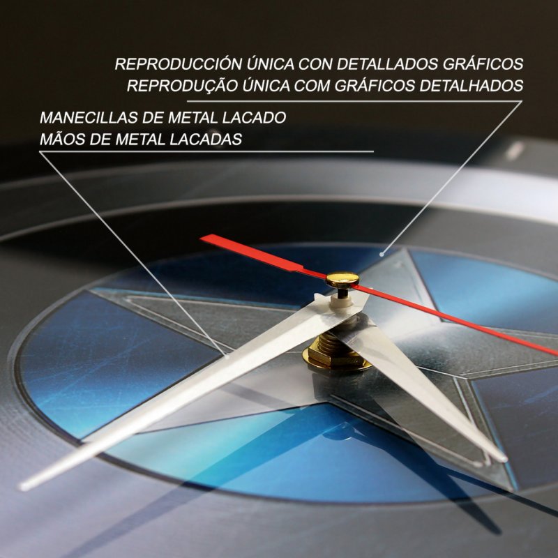 ERT Group LCMWCCAPAM022 wall/table clock Mechanical wall clock Circle Multicolour