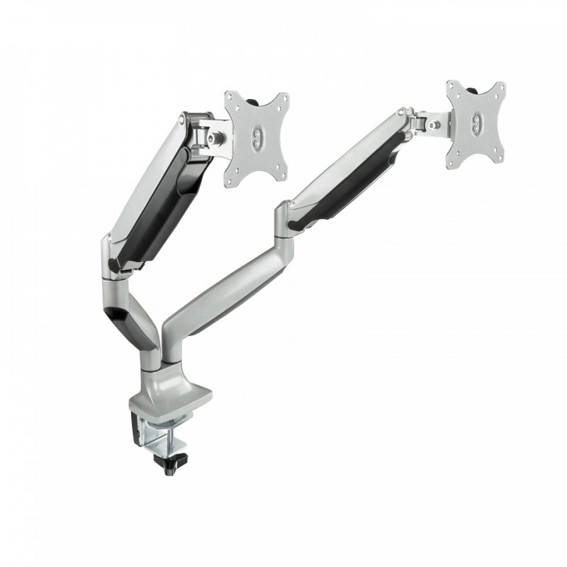 TooQ DB3132TNR-S monitor mount / stand 81.3 cm (32") Silver Desk