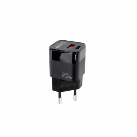TooQ TQWC-QCPD20 chargeur d'appareils mobiles Universel Noir Secteur Charge rapide Intérieure