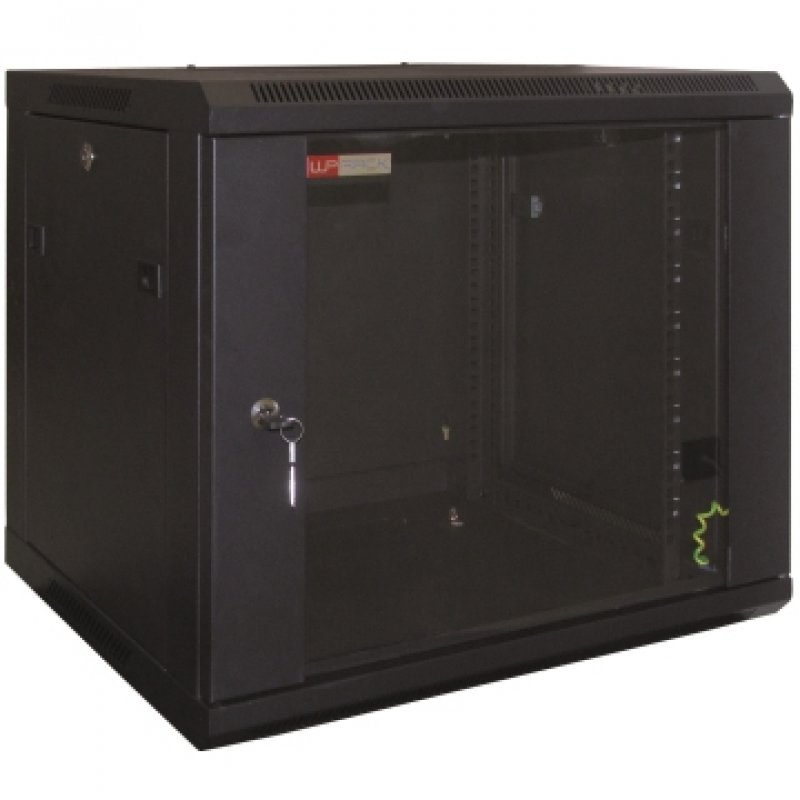 WP WPN-RWB-12605-B rack cabinet 12U Wall mounted rack Black