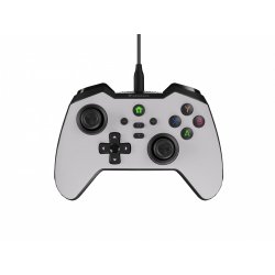 GENESIS Mangan 300 Noir, Blanc USB Manette de jeu Android, Nintendo Switch, PC