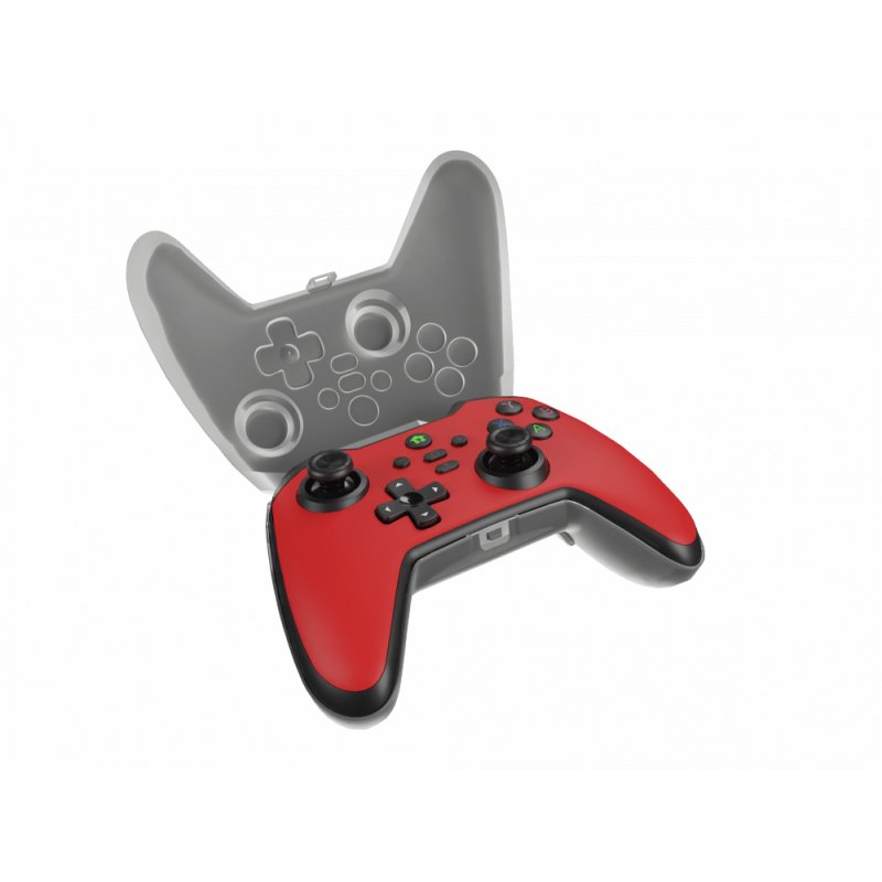 GAMEPAD GENESIS MANGAN 400 WIRELESS (FOR PC/SWITCH/MOBILE) ROJO