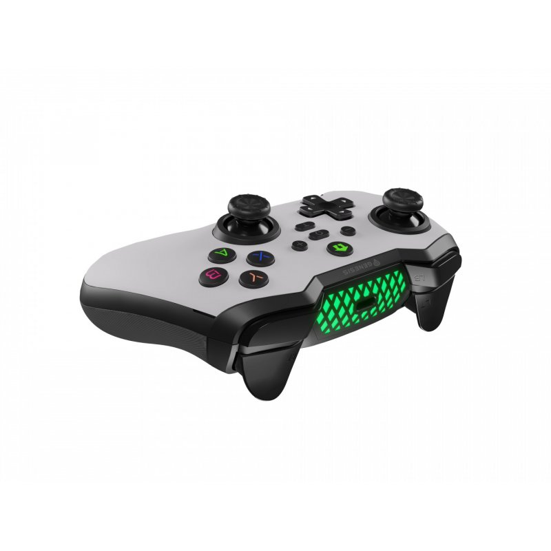 GENESIS NJG-2101 Gaming Controller Black, White USB Gamepad Android, MAC, Nintendo Switch, PC, iOS