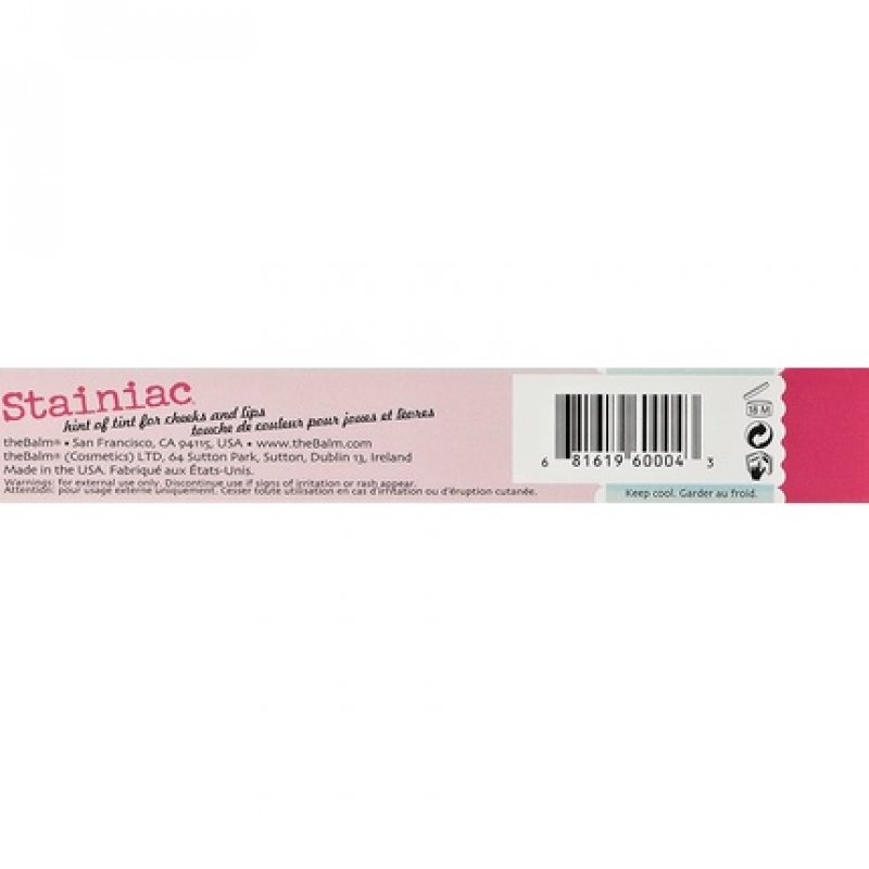 theBalm Stainiac Lip & Cheek Stain Aloe-Infused Formula 0.3 Fl Oz