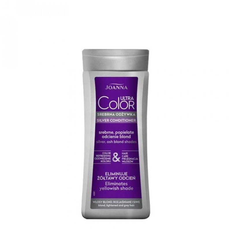 Joanna Ultra Color Silver Hair Conditioner for Silver and Ash Blonde Shades 200ml