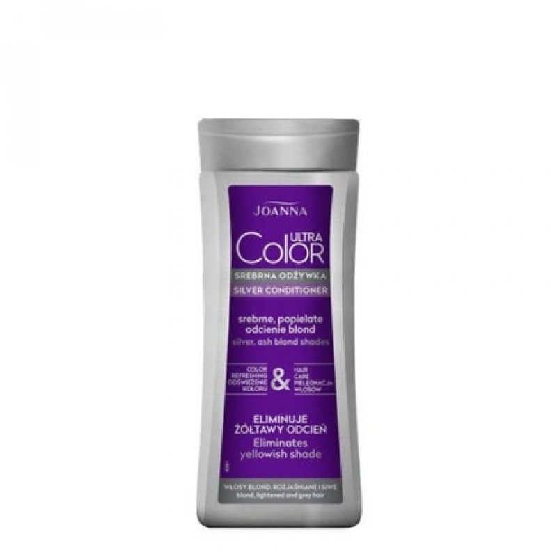 Joanna Ultra Color Silver Hair Conditioner for Silver and Ash Blonde Shades 200ml