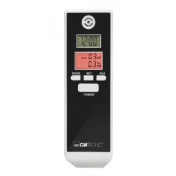 Clatronic Alcohol Tester AT 3605 White/Black Fast Readiness Optical Warning at 0.2? and 0.5?