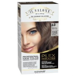 Il Salone Milano Plex Rebuilder Permanent Hair Color Cream 6.0 Dark Blonde Professional Hair Dye Kit