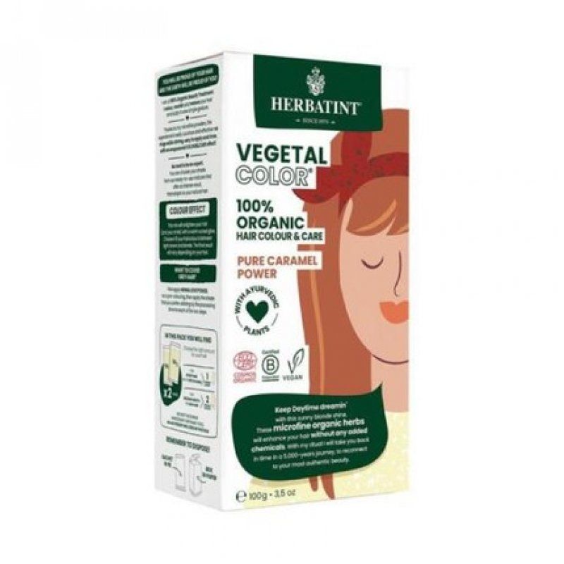 Herbatint Organic Pure Caramel Power Vegetal Colour 100g
