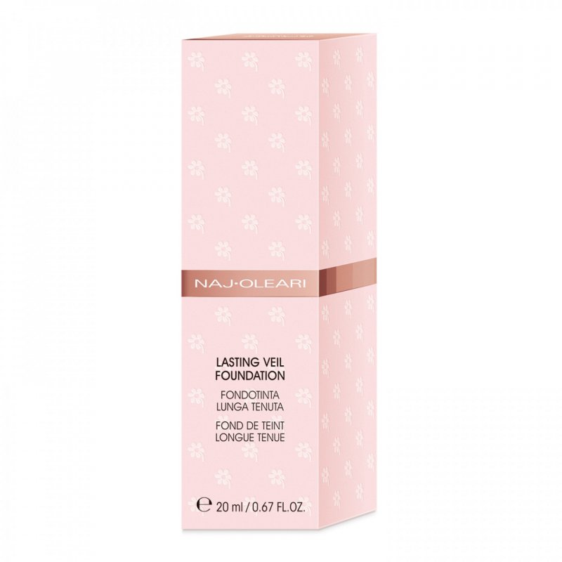 Naj-Oleari Lasting Veil Foundation 20 ml Flacon pompe Liquide 101 Vanilla