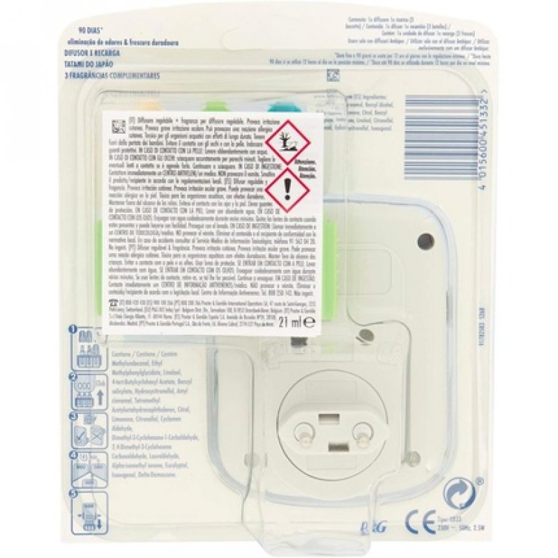 Ambipur Deo AMB.3volution Base with Charging Cable 21ml Japan Essence