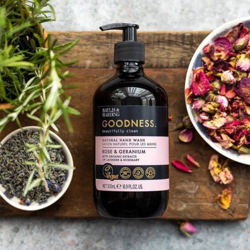 Baylis & Harding Goodness Rose and Geranium 500ml Hand Wash