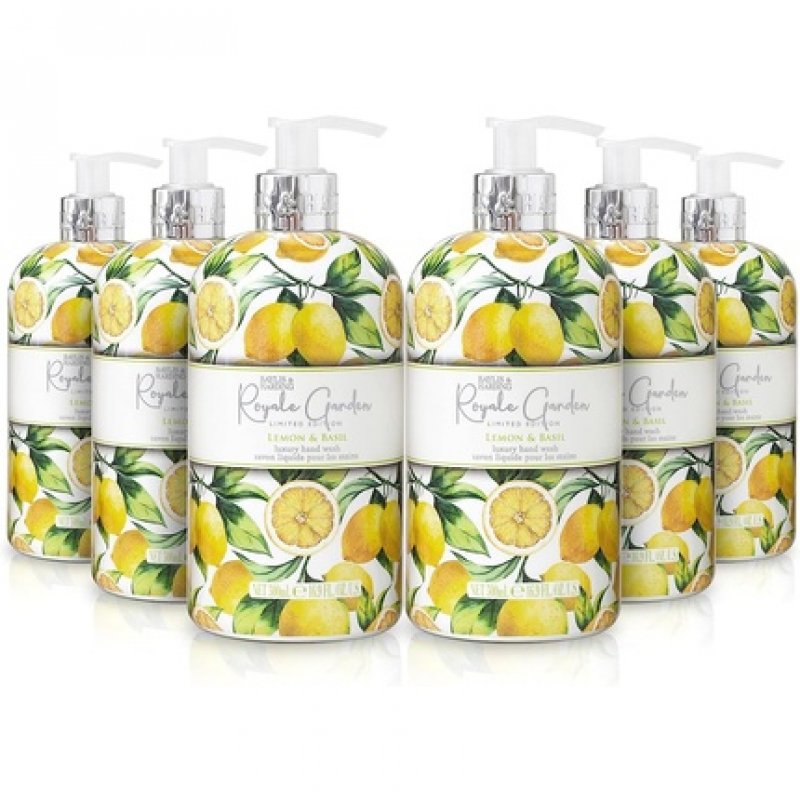Baylis & Harding Royale Garden Limited Edition Lemon & Basil Hand Wash 500ml Vegan Friendly