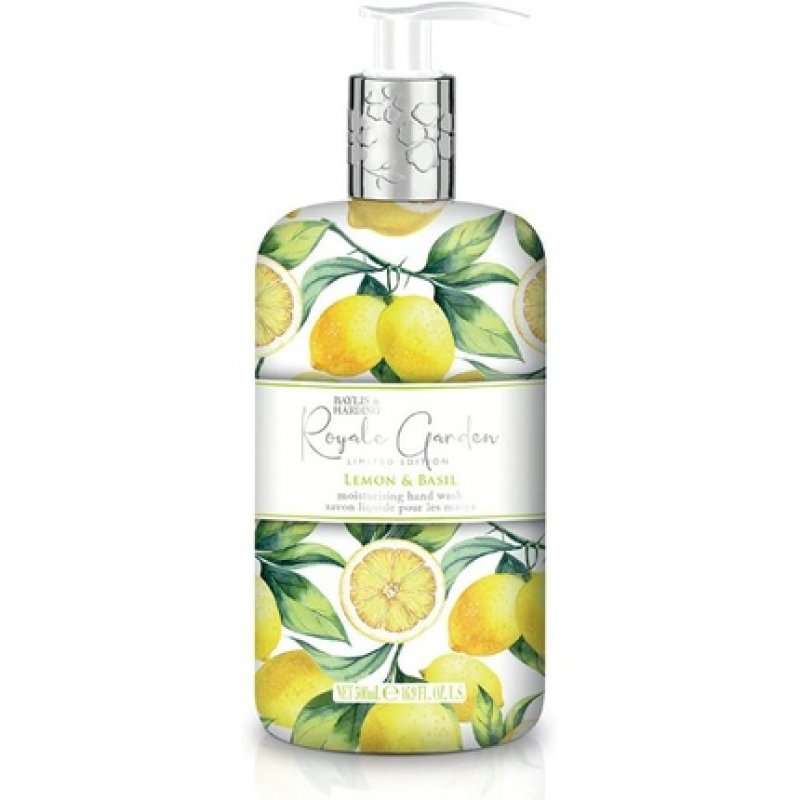 Baylis & Harding Royale Garden Limited Edition Lemon & Basil Hand Wash 500ml Vegan Friendly