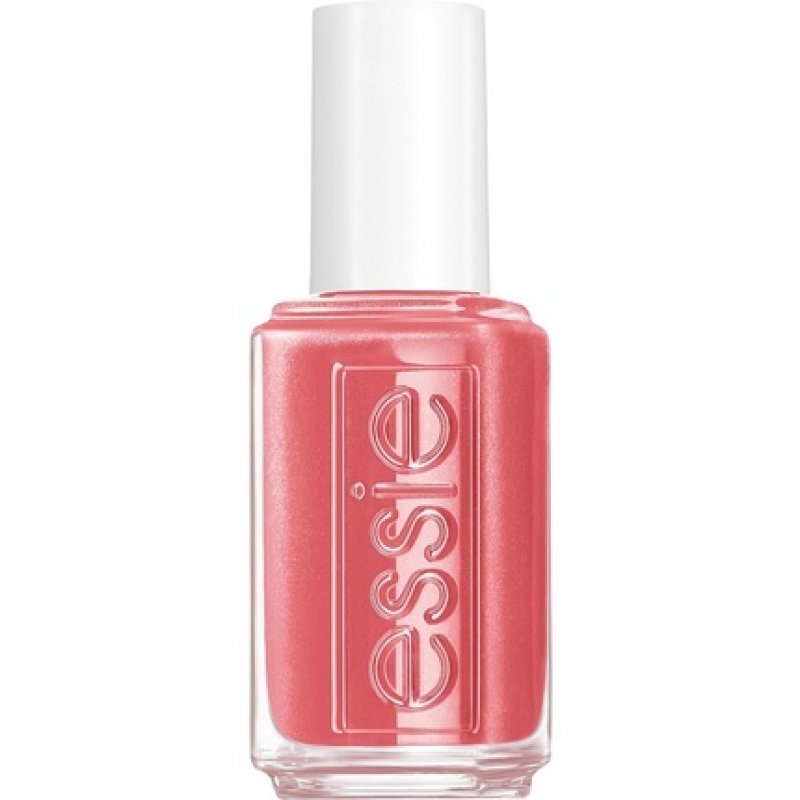 Essie Expressie Nail Polish Quick Dry Formula Vegan Angled Brush Pink Shimmer Nail Varnish 30 Trend and Snap 10ml