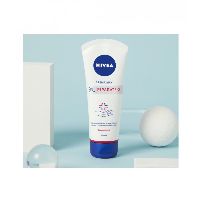 NIVEA Crema Mani 3in1 Riparatrice Crème 100 ml Unisexe
