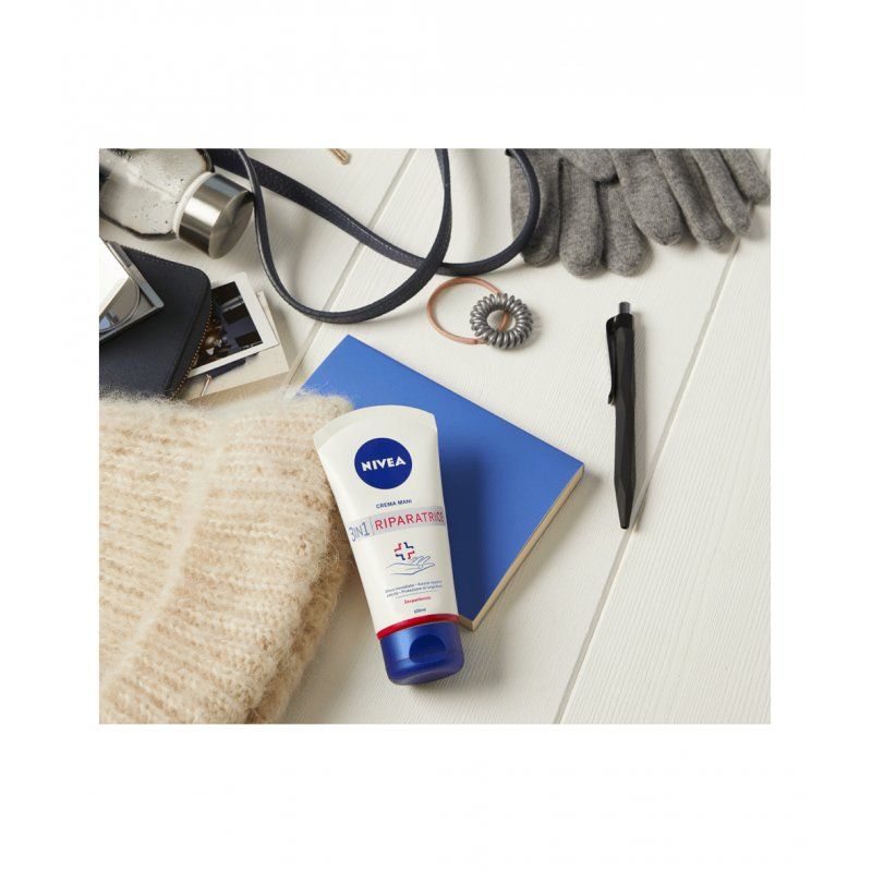NIVEA Crema Mani 3in1 Riparatrice Crème 100 ml Unisexe