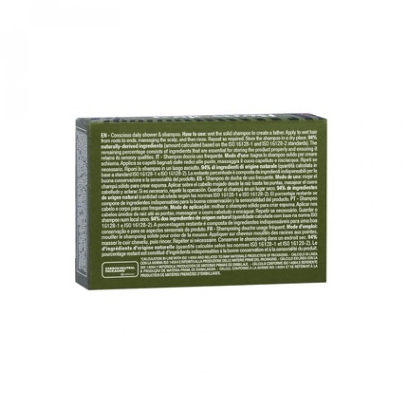 Alfaparf Milano Benvoleo Conscious Daily Shower and Shampoo Bar for All Hair Types 2.8 Oz