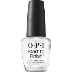 OPI Nail Polish Start to Finish 3in1 Treatment Long Lasting Shine Base Coat Top Coat Strengthener Treatment Vegan