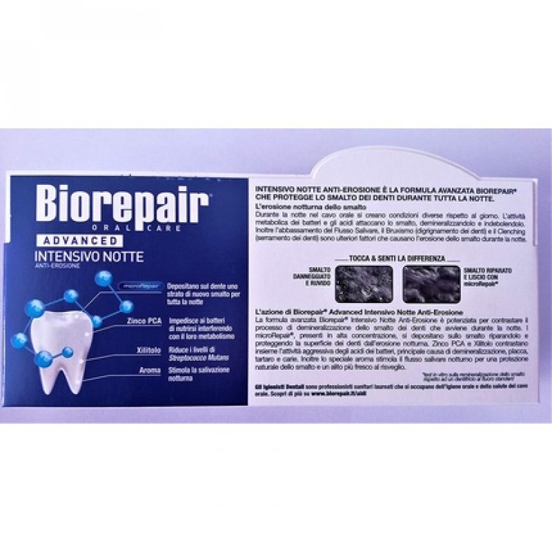 Biorepair Advanced Intensive Night Anti-Erosion Toothpaste 75ml