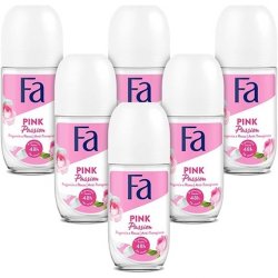 Fa Pink Passion Deodorant Roll-On 50ml - Pack of 6