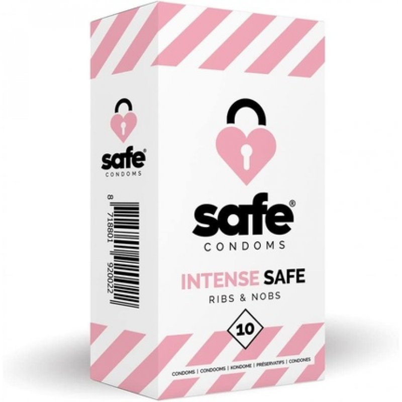 SAFE Ribbed and Studded Condoms