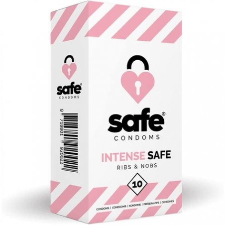 SAFE Ribbed and Studded Condoms