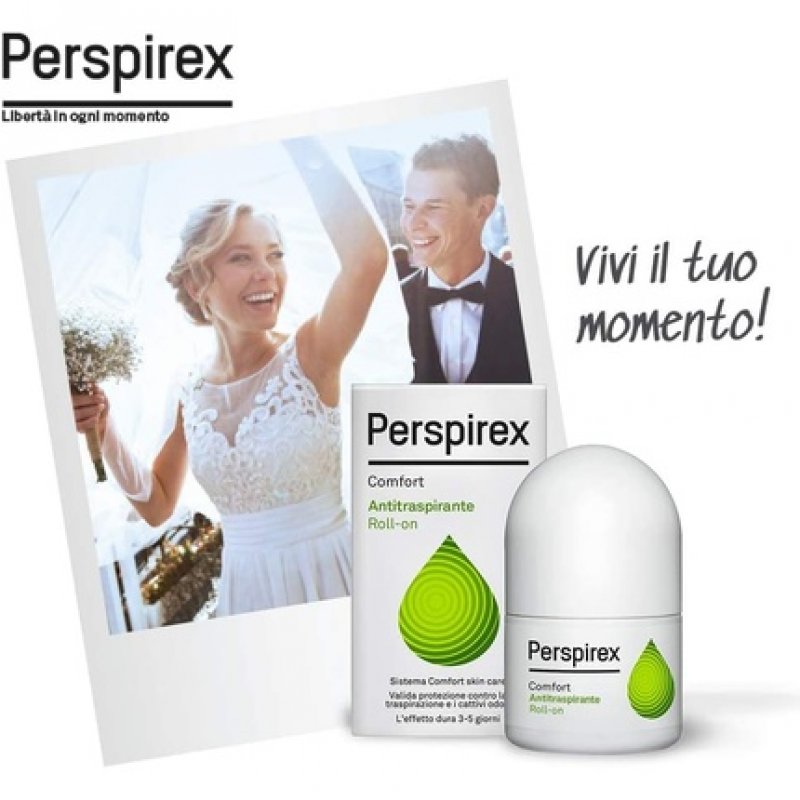 Perspirex Comfort Antiperspirant Deodorant Roll On for Underarms 20ml