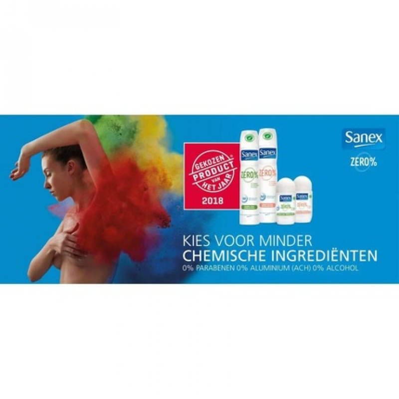 Sanex Deodorant Spray Zero Sensitive Skin 200ml