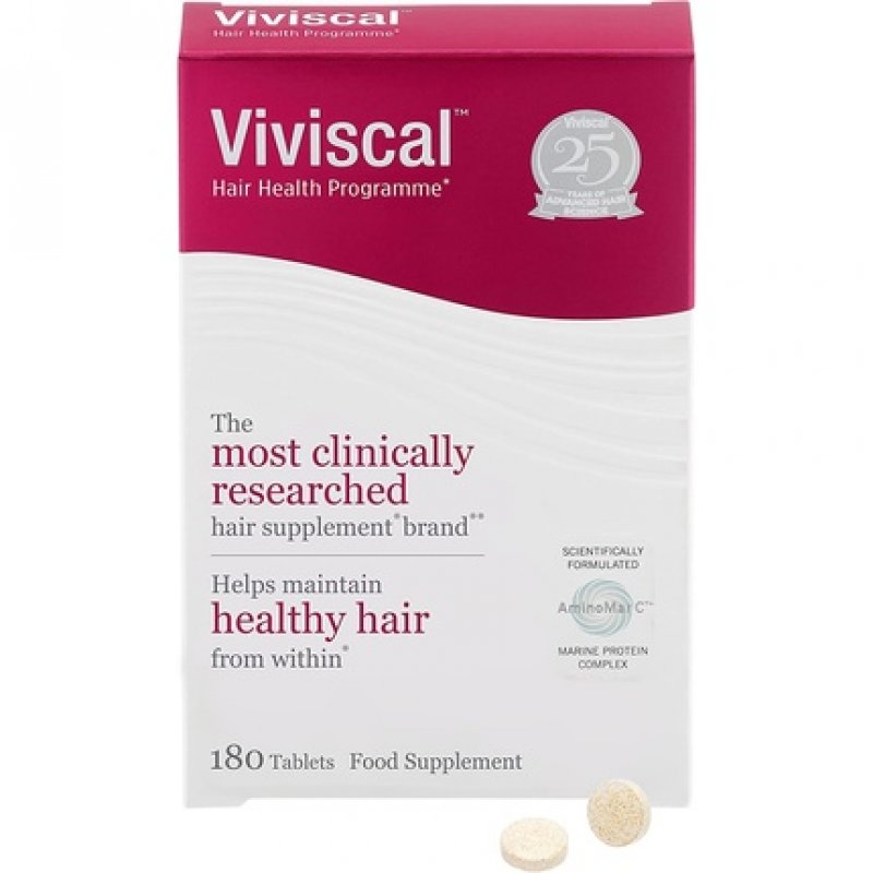 Viviscal Maximum Strength Hair Supplements 180 Tablets with Densifying Shampoo - Pack of 3