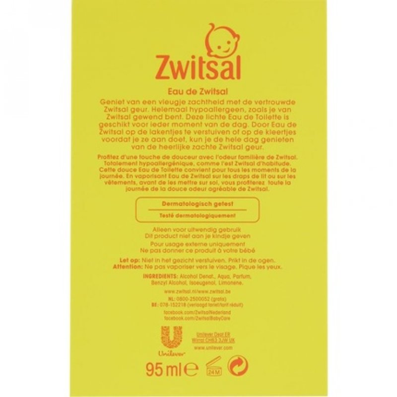 Zwitsal Baby Eau De Zwitsal Eau de Toilette Perfume 95ml