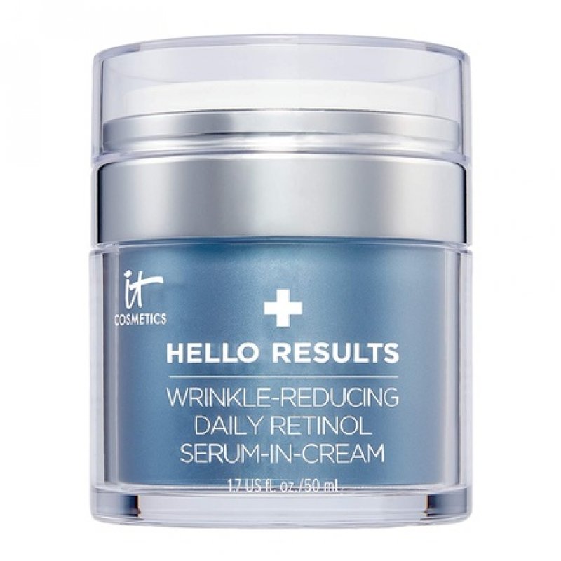 IT Cosmetics Hello Results Wrinkle-Reducing Daily Retinol Serum-in-Cream with Niacinamide, Vitamin B5 & Vitamin E 1.7