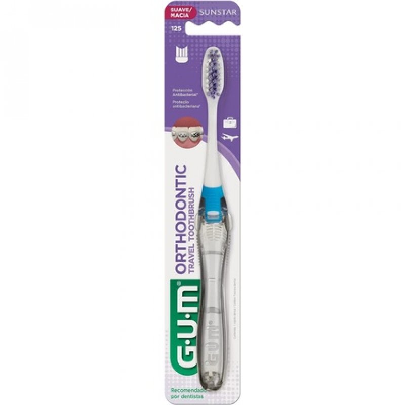 Gum Manual Toothbrushes Violet