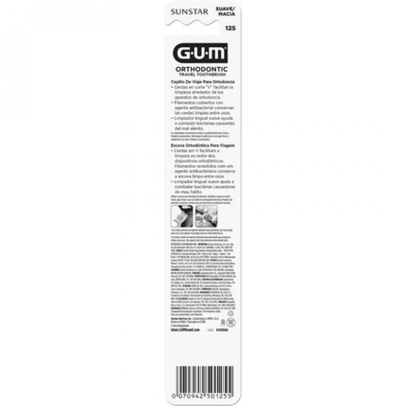 Gum Manual Toothbrushes Violet