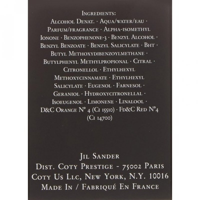 Jil Sander Number 4 Femme Woman Eau de Parfum Spray 30ml