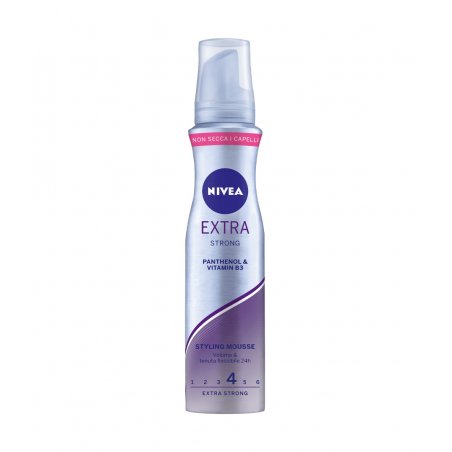 NIVEA EXTRA STRONG Mousse coiffante 150 ml Fixation