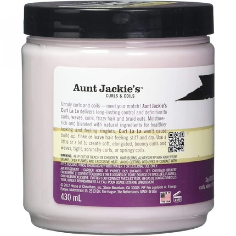 Aunt Jackie's Curls & Coils Curl La La Defining Curl Custard Cream 426g