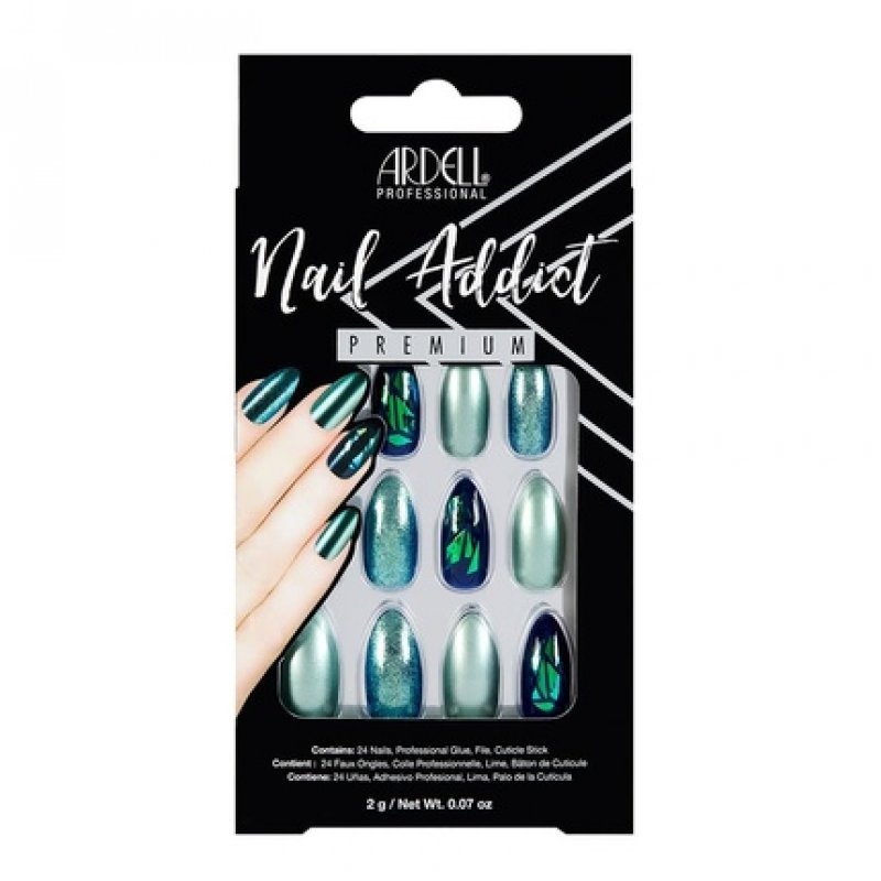 Ardell Addict Green Glitter Chrome False Eyelashes