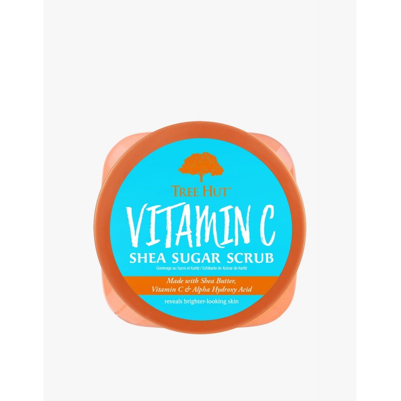 Tree Hut Shea Sugar Scrub with Vitamin C 18oz - Ultra Hydrating and Exfoliating for Essential Body Care