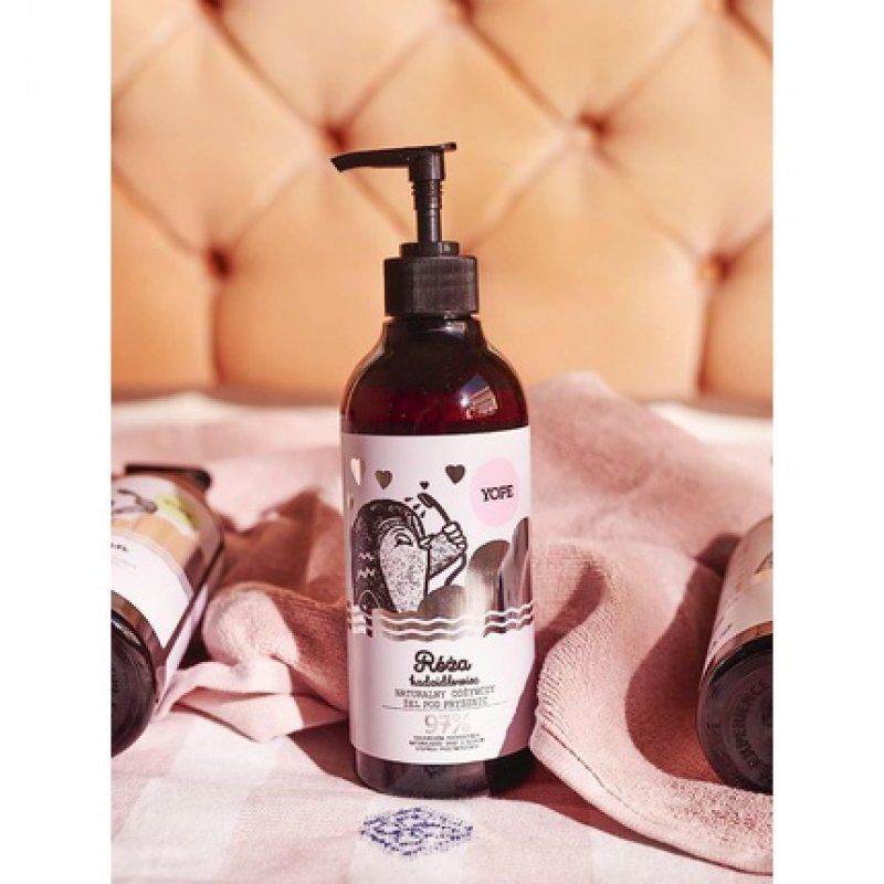 YOPE Natural Shower Gel Rose and Frankincense 400ml