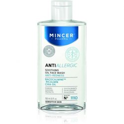 Mincer Pharma Anti-Allergic Soothing Cleansing Protective Oil Face Wash for Sensitive Skin with Bacocalmine, Iricalmin