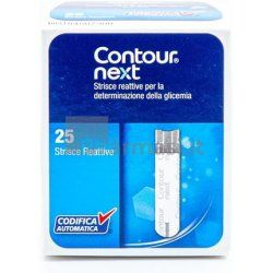 STOCKINK95 - Contour Next 25 Blood Glucose Test Strips