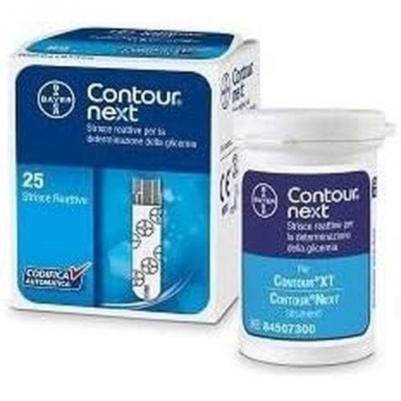 STOCKINK95 - Contour Next 25 Blood Glucose Test Strips