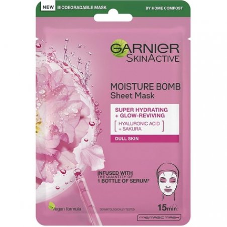 Garnier Moisture Bomb Sakura Hydrating Tissue Face Mask