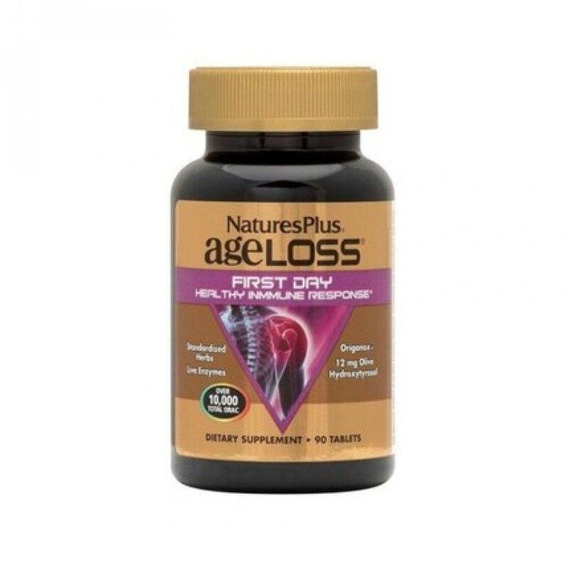 Nature's Plus AgeLoss First Day Healthy Immune Response 90 Tablets