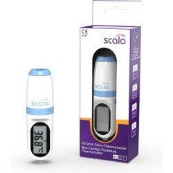 Scala Non-Contact Infrared Forehead Thermometer SC 8271 for Adults Kids and Babies
