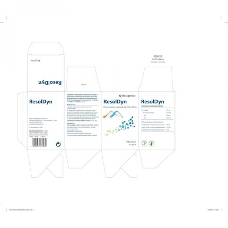 Metagenics Resoldyn Omega3 Dietary Supplement 60 Capsules