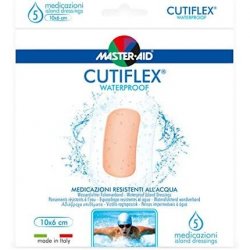 Sterile Waterproof Transparent Adhesive Dressing Cutiflex 10x6mm