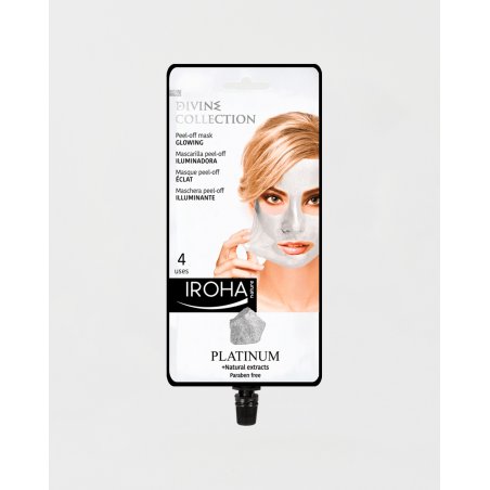 Iroha Nature Platinum Peel Off Face Mask Brightening Face Mask