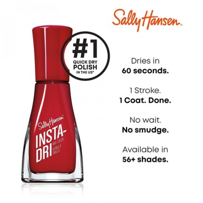 Sally Hansen Insta-Dri Nail Polish City Chic Collection That's A Blazing! 0.31 Fl Oz